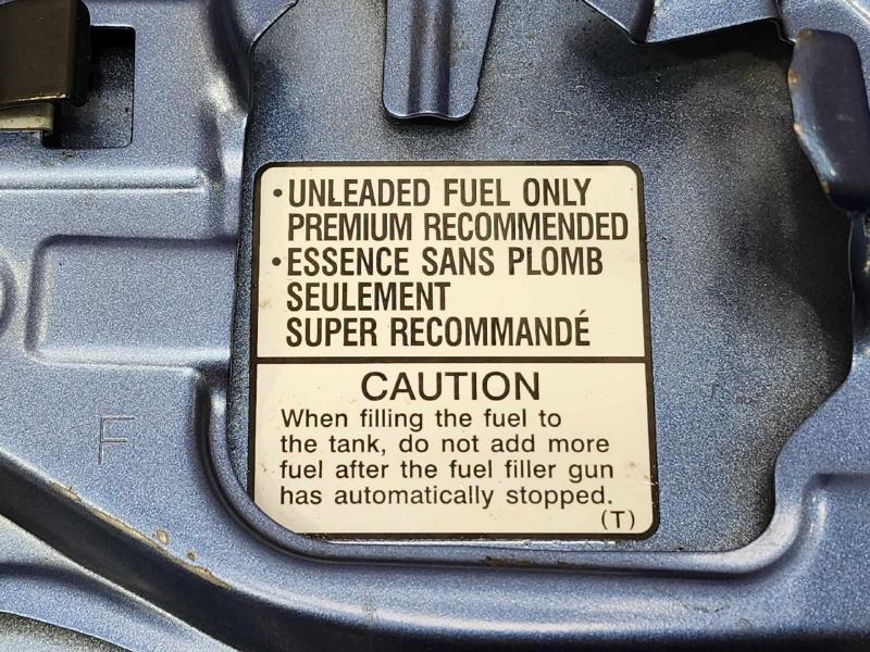 2014-2016 Subaru Forester Fuel Filler Door Gas Flap Blue J8U OEM 57601SG0009P