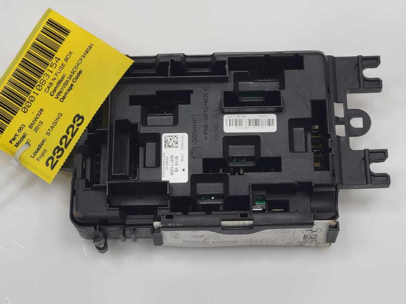 2012 BMW 328i Cabin Fuse Box