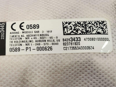 2018 Buick Regal Air Bag
