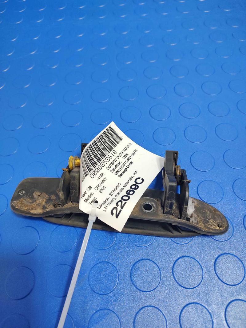 2000 - 2011 Ford Crown Victoria Rear Door Handle LH Driver Side Black Textured OEM 6W7Z5426605AB