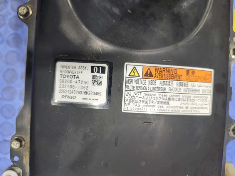 2017-2022 Toyota Prius 1.8L Hybrid Power Inverter Converter Assembly OEM G9200-47260