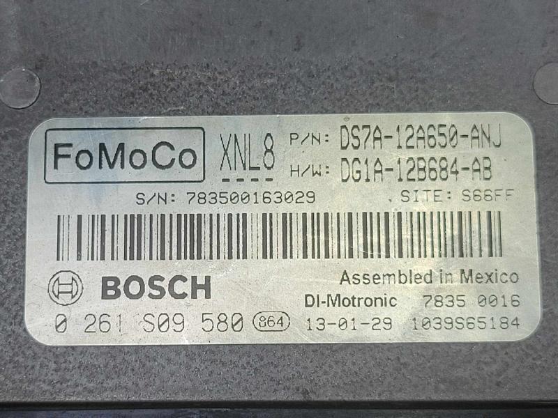 2013 Ford Fusion 1.6L Electronic Control Module ECU ECM OEM DS7A12A650ANJ