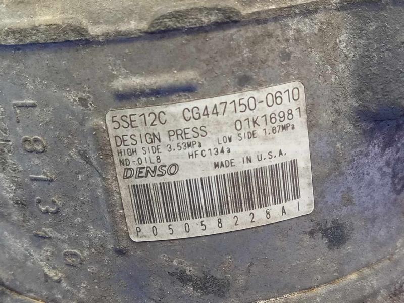 2008 Jeep Compass A/C Air Compressor