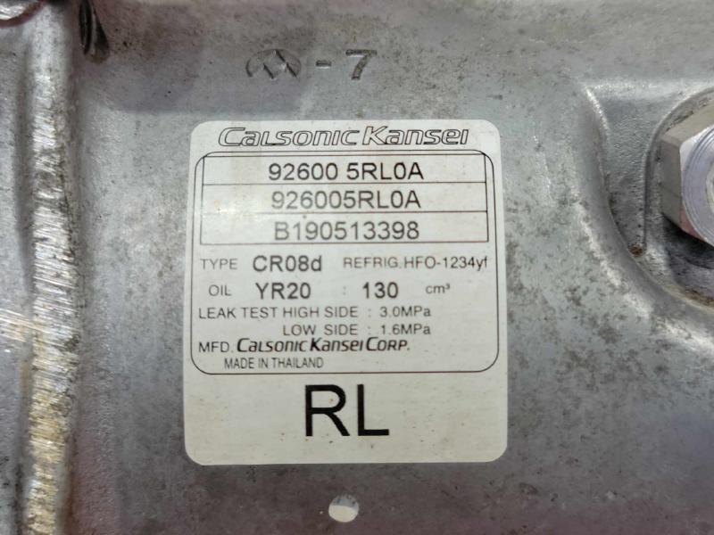 2020-2024 Nissan Versa 1.6L AC Compressor Assembly Genuine OEM 926005RL0A