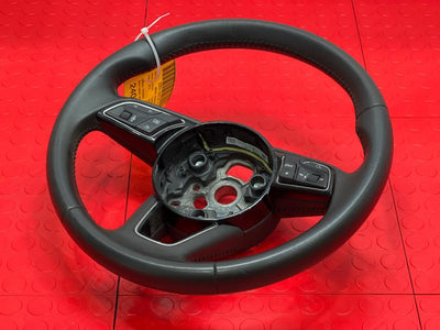 2017-2020 Audi A3 Steering Wheel Assembly w/o Heat Black Leather OEM 8V0419091CGINU