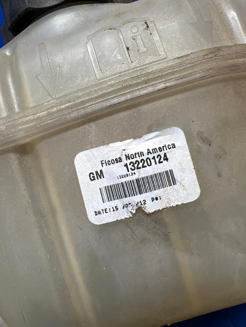 2012 Buick LaCrosse Coolant Recovery Bottle