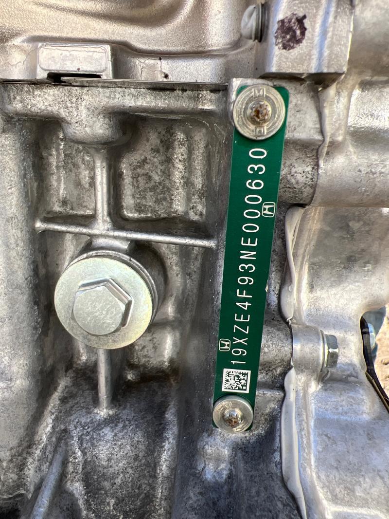 2022 Honda Insight Engine Assembly/Motor