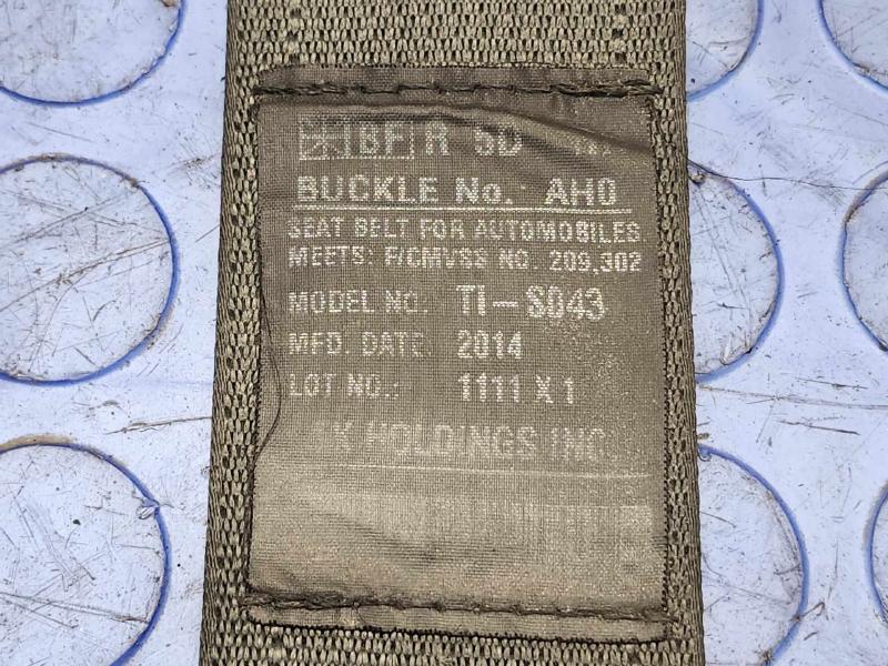2015 Subaru Legacy Rear Seat Belt