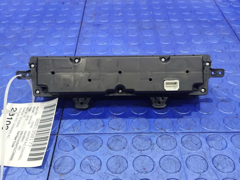 2018 Nissan Maxima Heater A/C Control