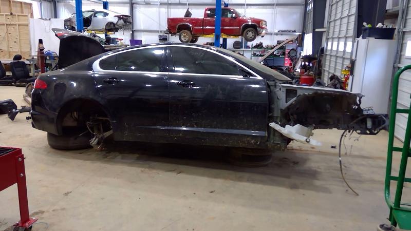 2011 Jaguar XF Center Pillar