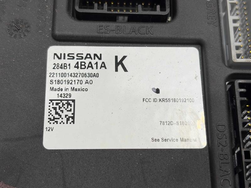 2015 Nissan Rogue Chassis Brain Box
