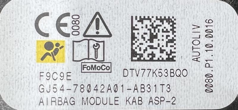 2017 Ford Escape Air Bag