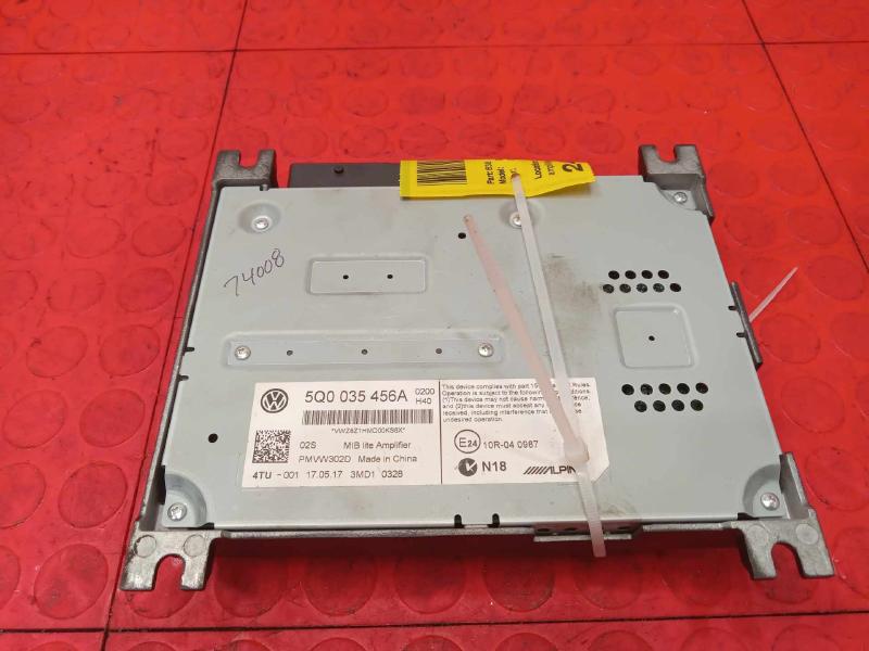 2017 Volkswagen Golf/GTI Radio Amplifier Alpine Genuine OEM 5Q0035456A