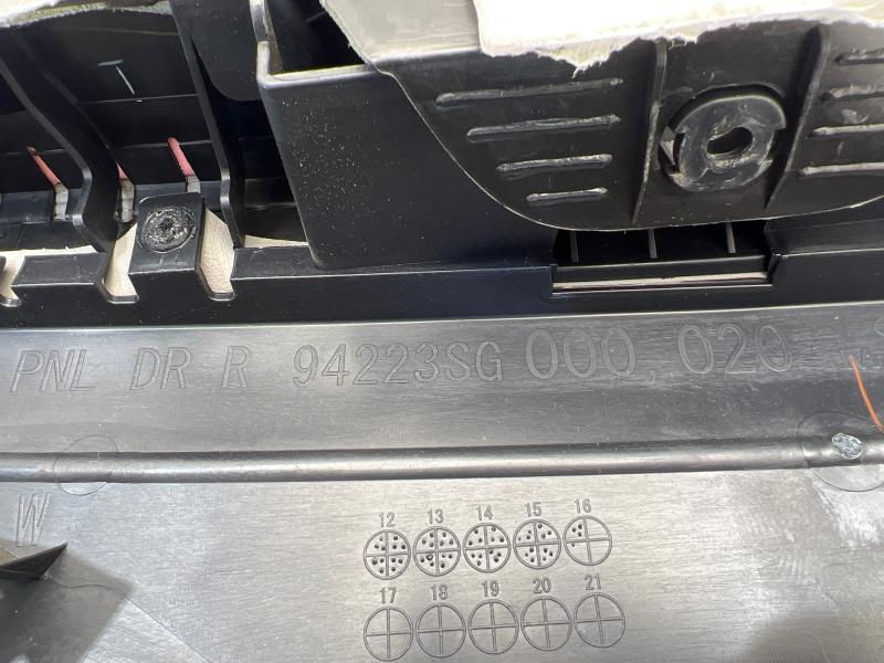 2016 Subaru Forester Rear Door Trim Panel