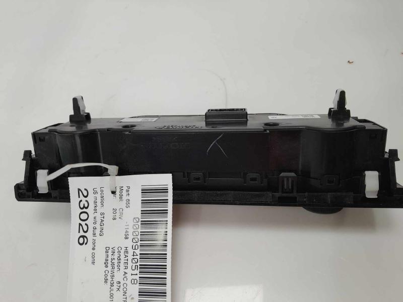 2018 Honda CR-V Heater A/C Control