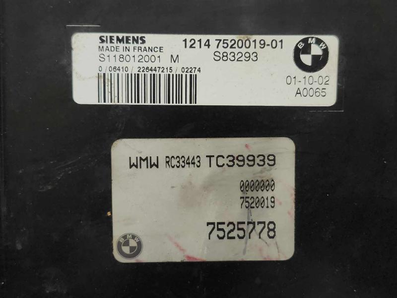 2003 MINI Cooper Engine/Motor Brain Box