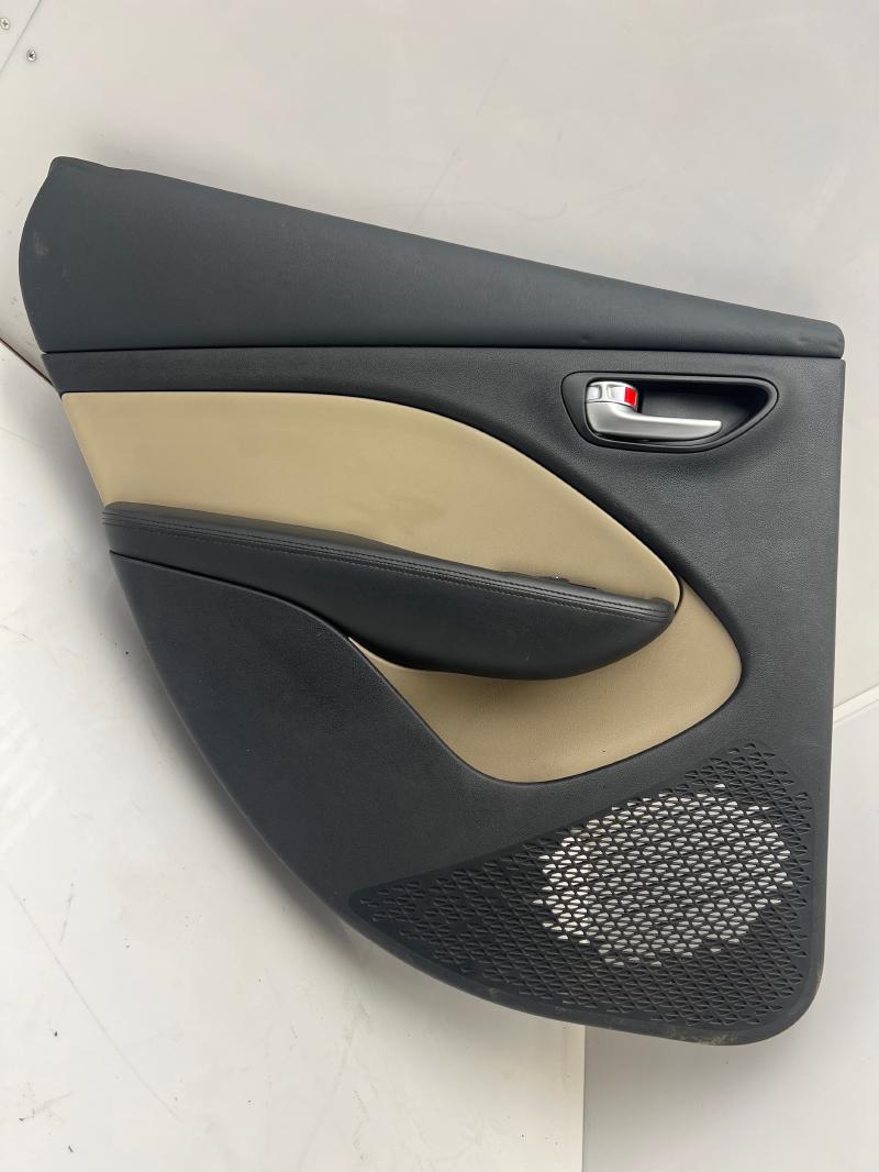 2013 Dodge Dart Rear Door Trim Panel LH Driver Side Tan Leather OEM 5MY651AWAC
