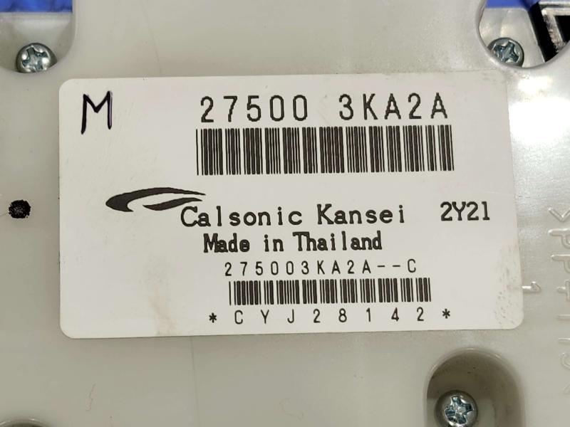 2013 Nissan Pathfinder Heater A/C Control