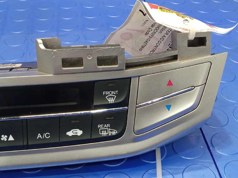 2014 Honda Accord Heater A/C Control