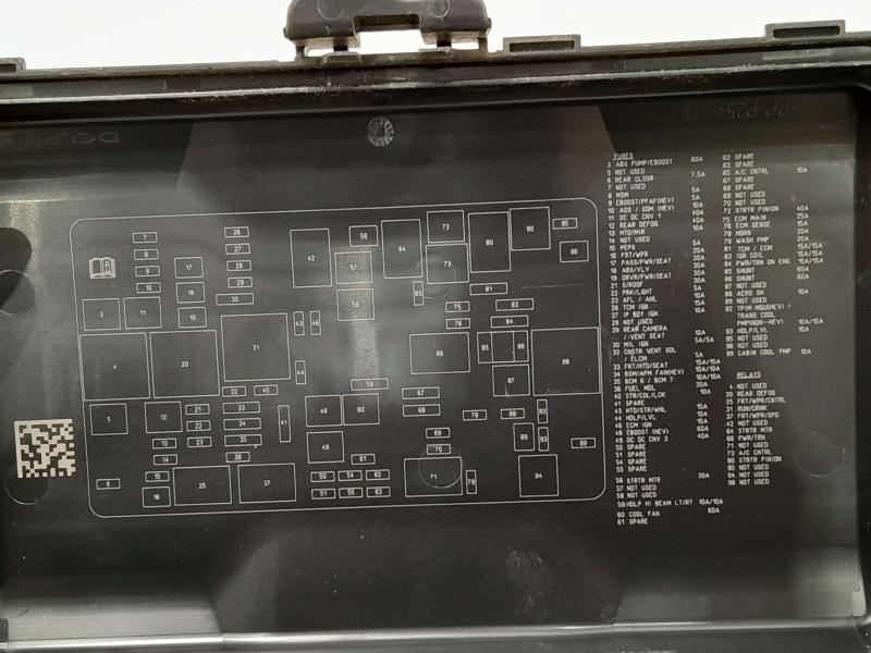 2019 Chevrolet Malibu Engine Fuse Box
