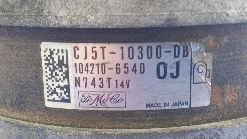 2013-2019 Ford Escape 1.6L Alternator Assembly 175 Amp OEM CJ5T10300DB