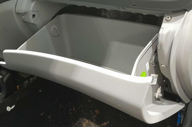 2012-2017 Hyundai Accent Glove Box Compartment Gray Genuine OEM 845101R0508M