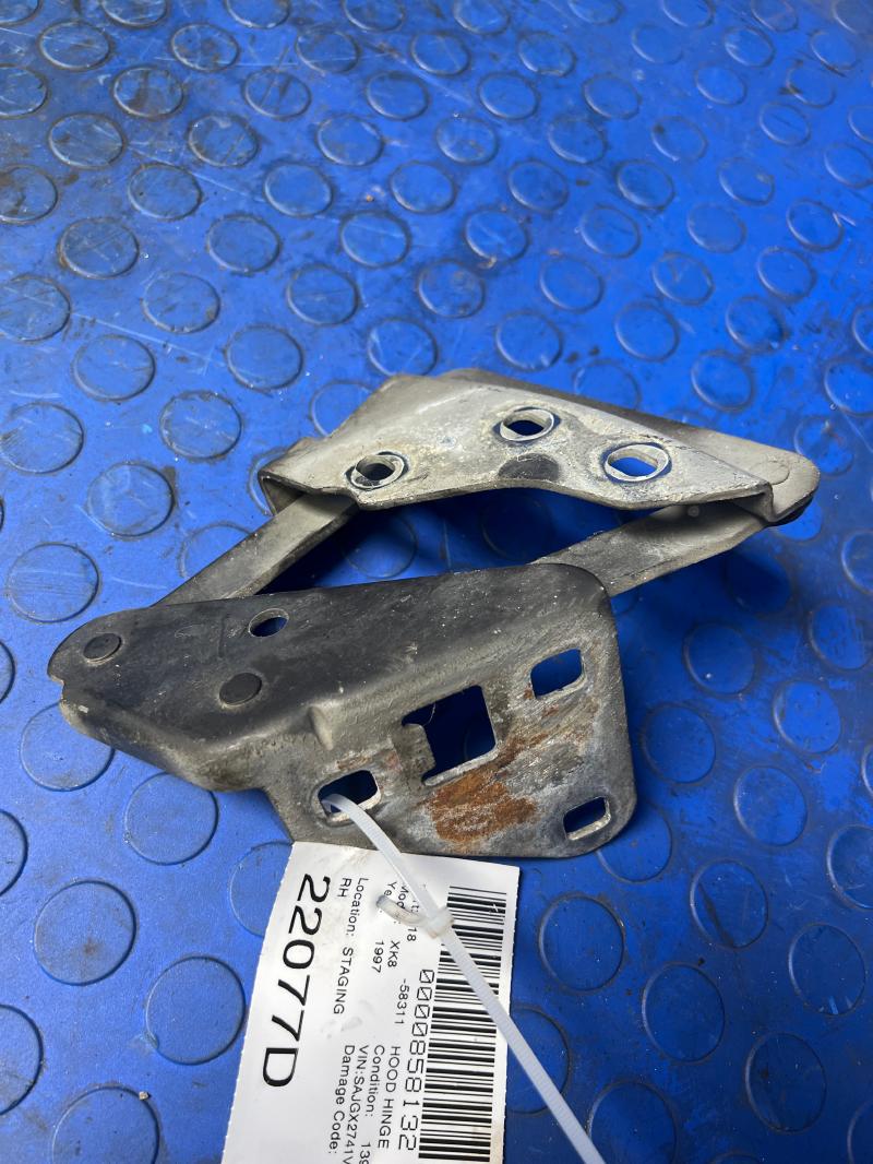1997 - 2006 Jaguar XK8 XKR Hood Hinge RH Passenger Side OEM FJA3010AC