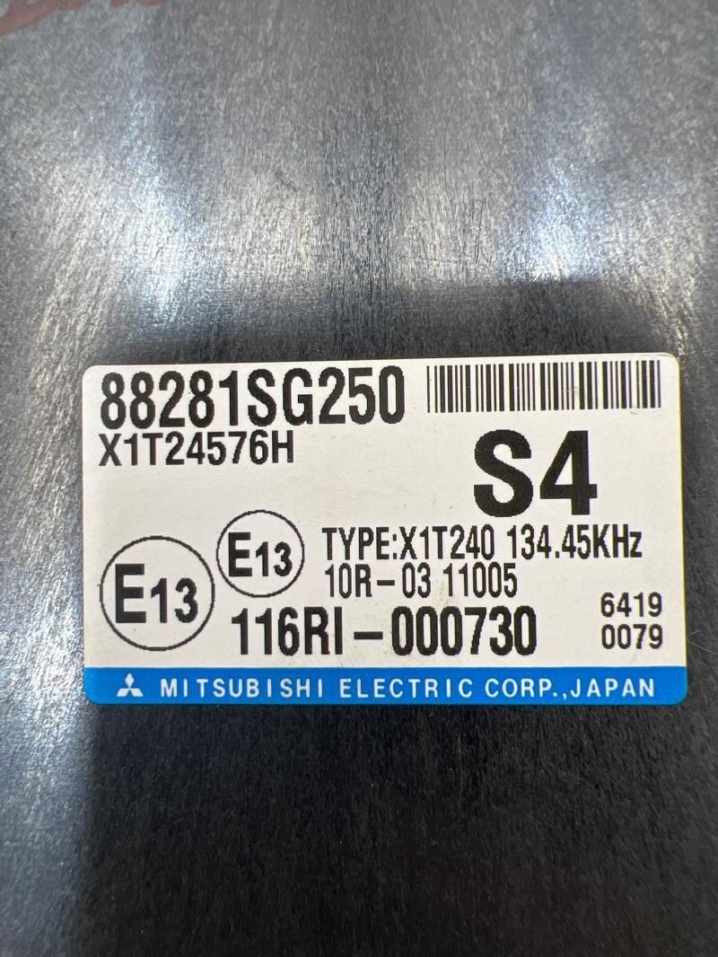 2016 Subaru Forester Multifunction Integrated Control Module 88281SG250