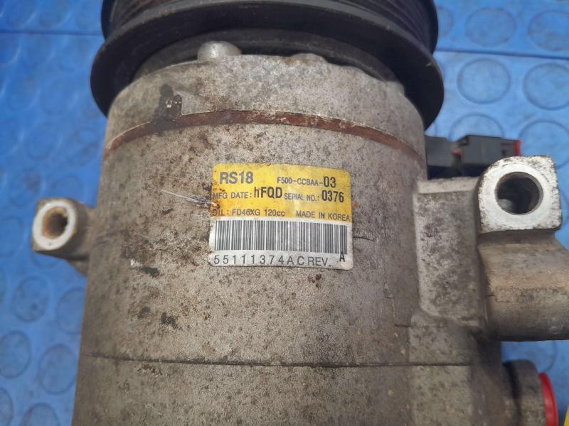 2012-2013 Jeep Wrangler AC Compressor Assembly Genuine OEM Part 55111374AC