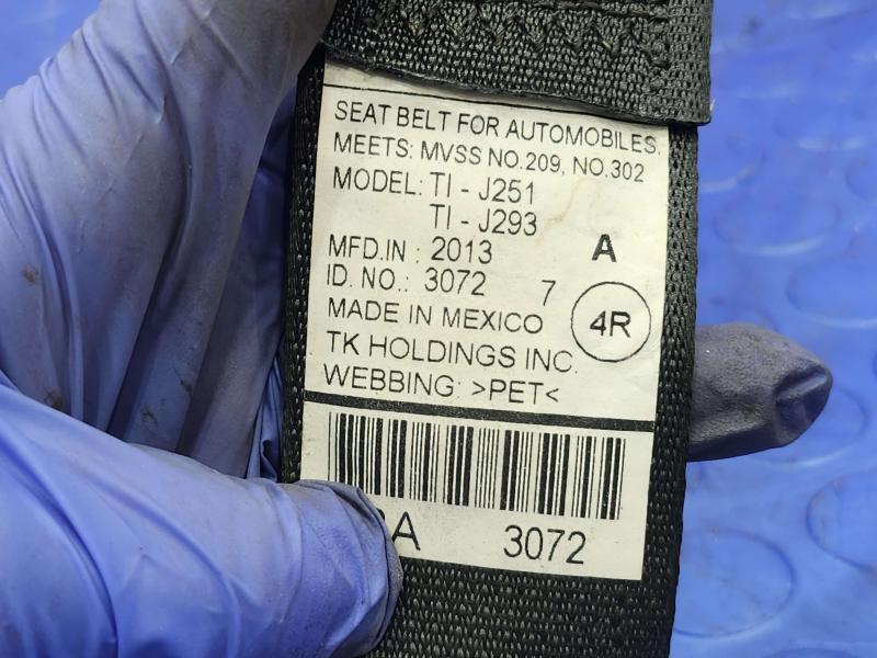 2013 Honda Civic Rear Seat Belt