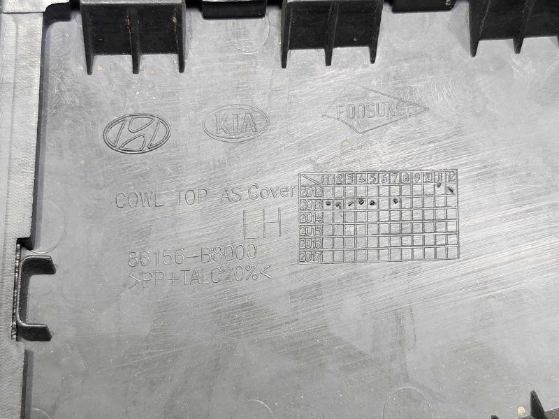 2013-2019 Hyundai Santa Fe Cowl Panel Cover Grille Air Inlet OEM 86150B8000