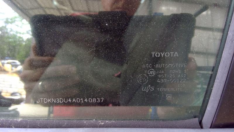 2010 - 2015 Toyota Prius Rear Door Glass LH Driver Side OEM 6810447051
