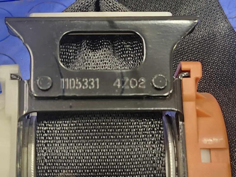 2015 Nissan Rogue 2nd Row Rear Seat Belt Retractor Left Driver Side Black OEM 888454BA9A,LH