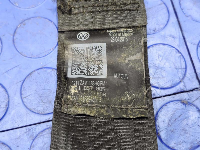 2018 Volkswagen Passat Rear Seat Belt
