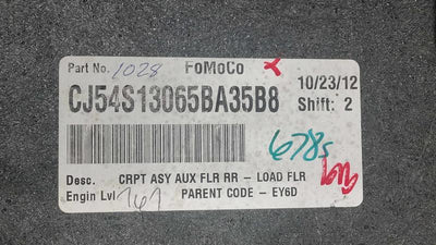 2013-2019 Ford Escape Spare Tire Cover Rear Floor Loading Compartment OEM CV4Z7813046BA