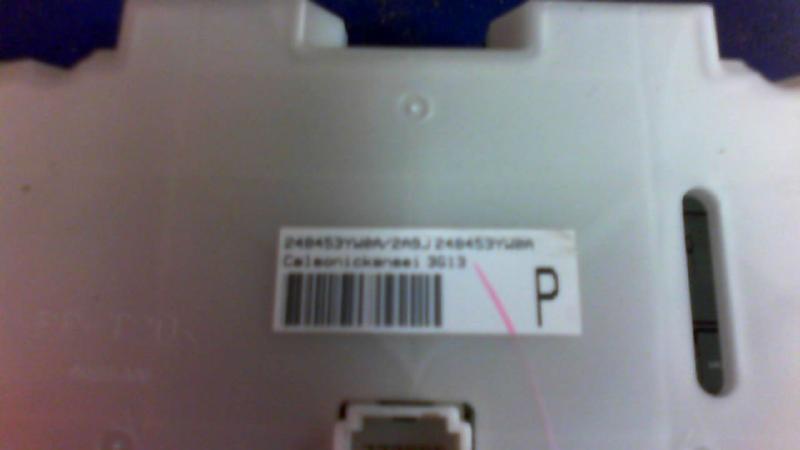 2013 Nissan Juke Heater A/C Control