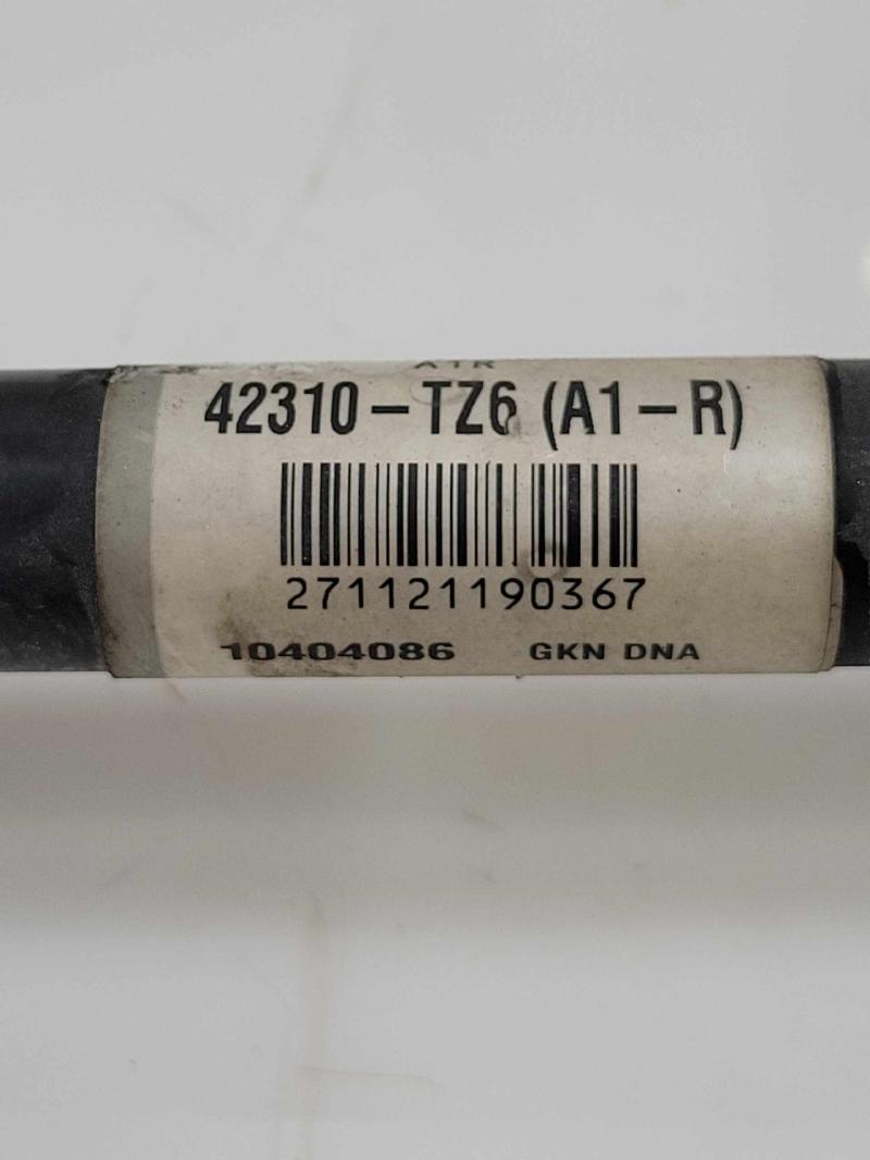 2020 Acura MDX Axle Shaft
