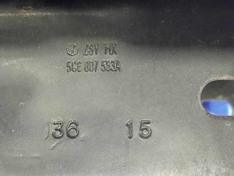 2016 Volkswagen Jetta Front Bumper Reinforcement