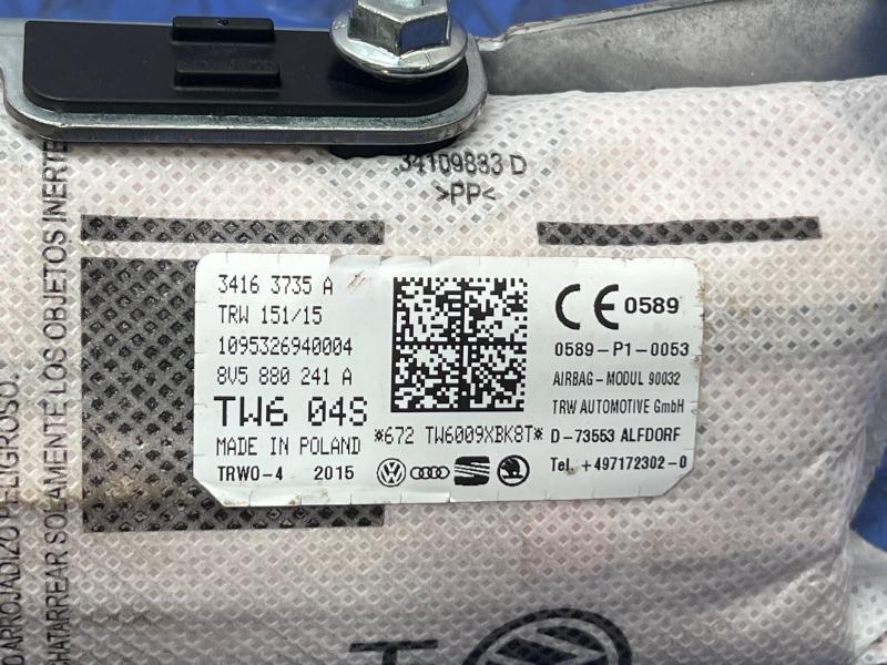 2016 Audi A3 Air Bag