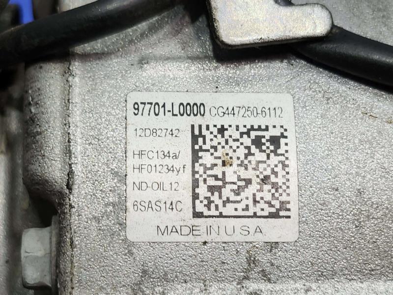 2021 Hyundai Sonata A/C Air Compressor