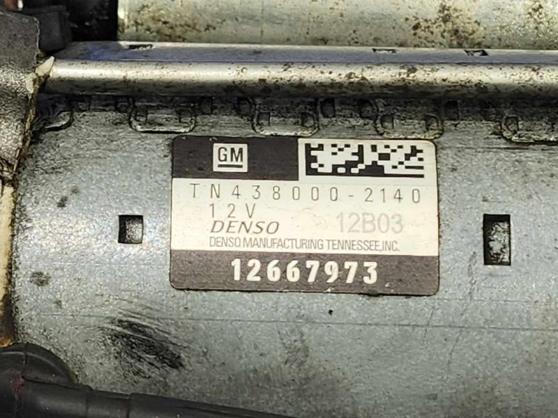 2019 Cadillac XT5 Starter Motor