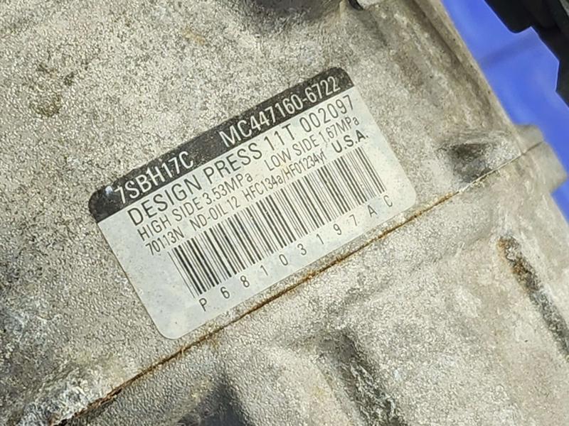 2017 Chrysler 200 A/C Air Compressor