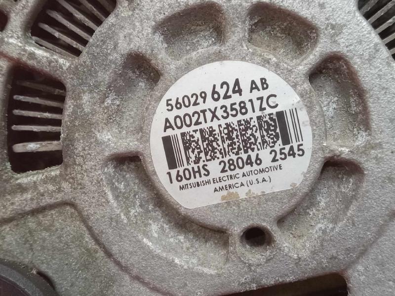 2016 Chrysler 200 Alternator