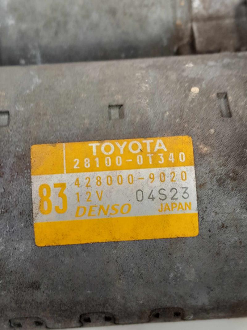 2015 Toyota Corolla Starter Motor