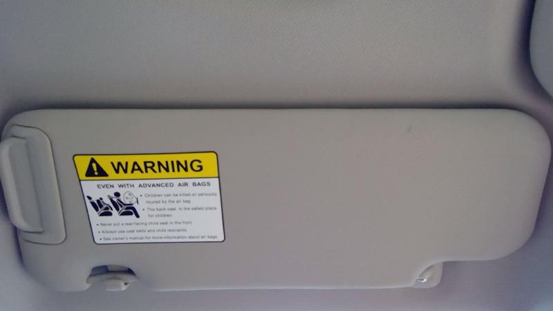2015 Mazda Mazda6 Sun Visor