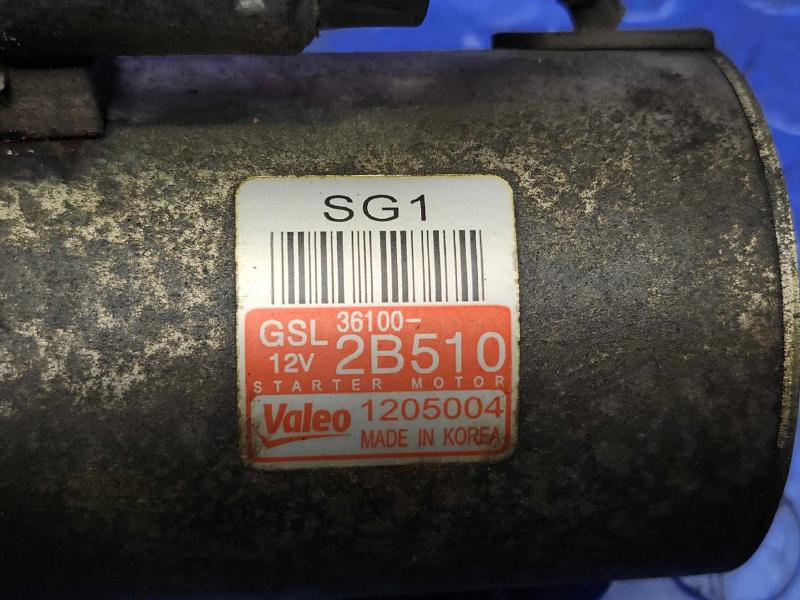 2016 Hyundai Tucson Starter Motor