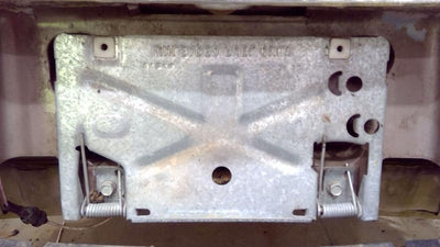 1980-1984 Oldsmobile Ninety Eight Fuel Filler Door License Bracket OEM