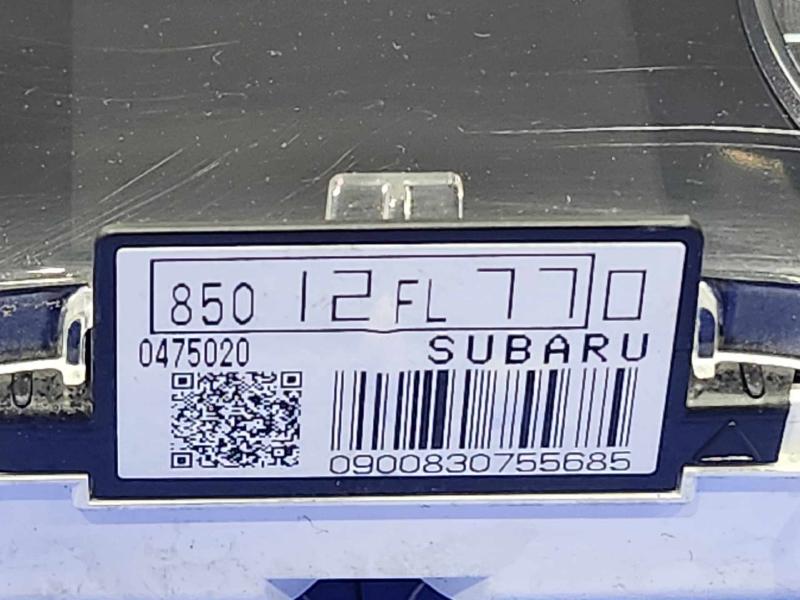 2021 Subaru Crosstrek Speedometer