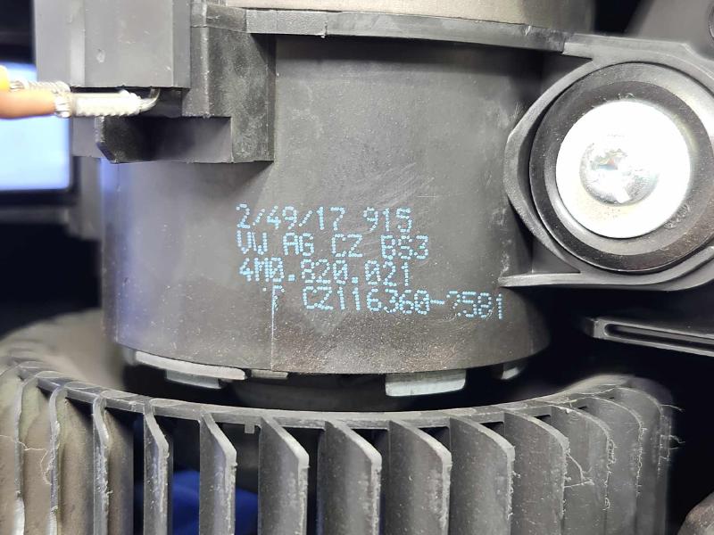 2017-2024 Audi Q7 Rear Heater AC Blower Motor Assembly Genuine OEM 4M1820021