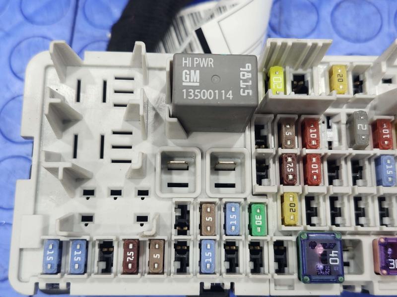 2017 Chevrolet Malibu Cabin Fuse Box